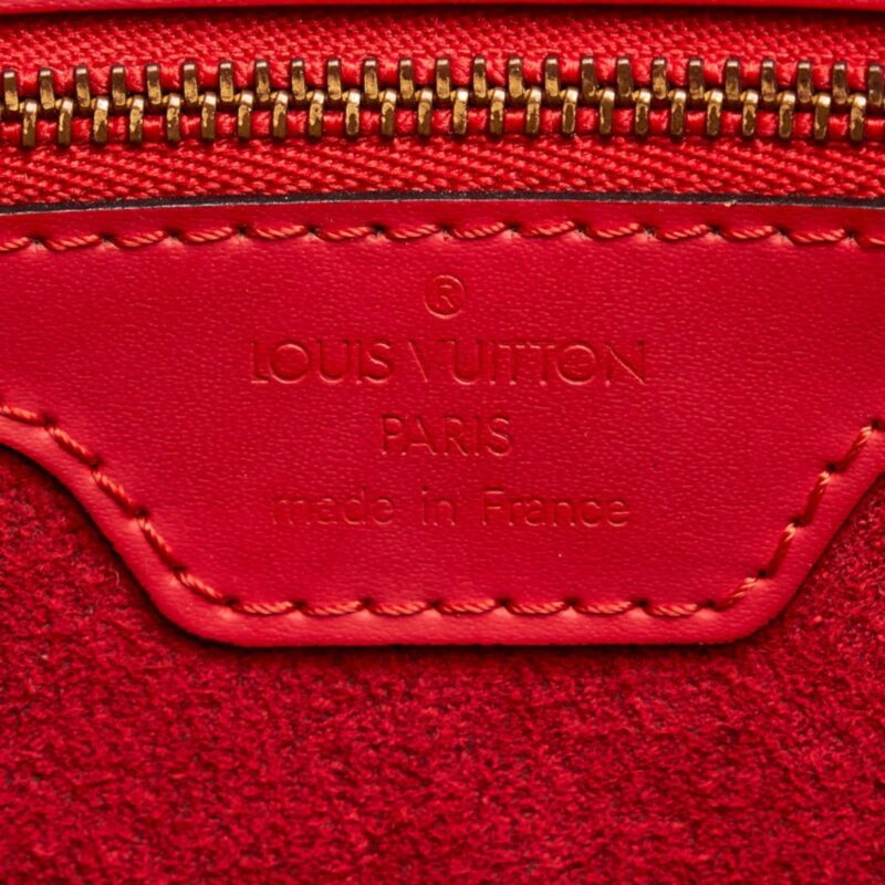 Louis Vuitton Epi Lussac Shoulder Bag M52287 Castilian Red Leather Ladies LOUIS VUITTON AWE - Image 7