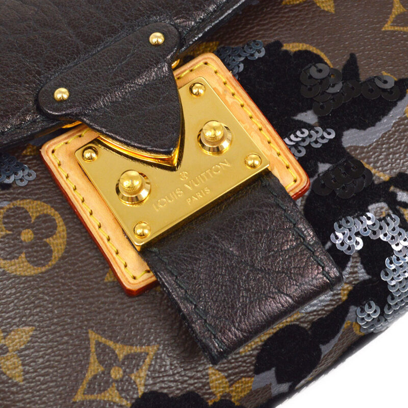 LOUIS VUITTON 2010 JAIS MANEGE MONOGRAM FLEUR DUGE M40435 AWE - Image 3