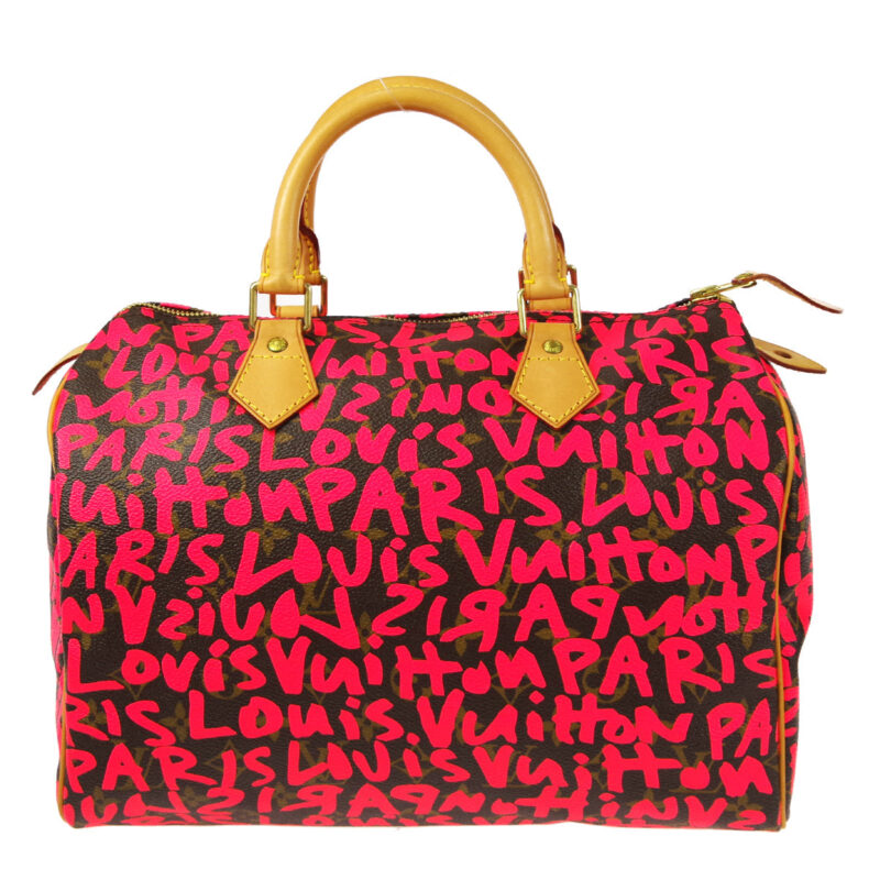 LOUIS VUITTON★ 2009 SPEEDY 30 MONOGRAM GRAFFITI M93704 66304 AWE - Image 10