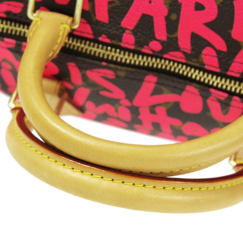 LOUIS VUITTON★ 2009 SPEEDY 30 MONOGRAM GRAFFITI M93704 66304 AWE - Image 4