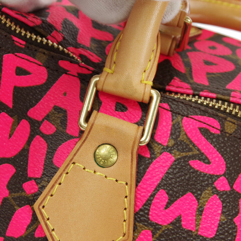LOUIS VUITTON★ 2009 SPEEDY 30 MONOGRAM GRAFFITI M93704 66304 AWE - Image 6