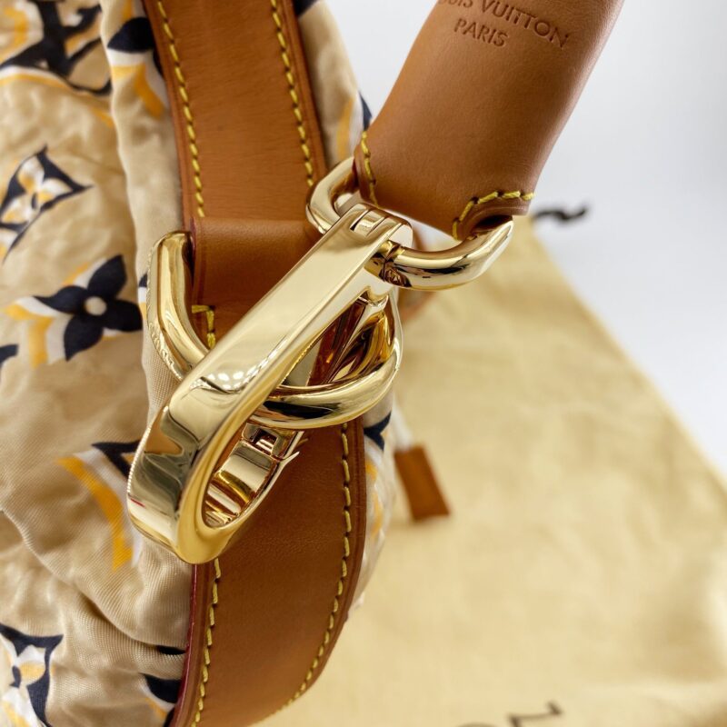LOUIS VUITTON Limited Edition Tan Nylon Monogram Bulles PM Bag AWE - Image 19