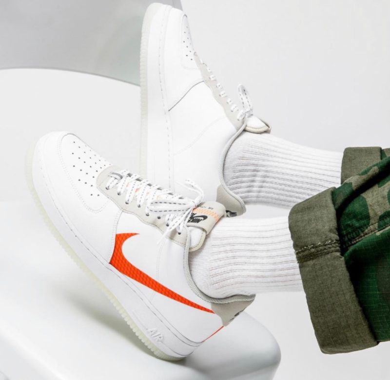 LW - AF1 luminous white orange - Image 2