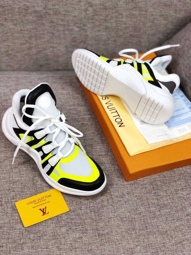 LW - LUV Archlight Black White Yellow Sneaker - Image 2