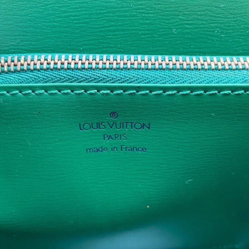 Louis Vuitton Green Leather Marlesherbes Bag AWE - Image 17