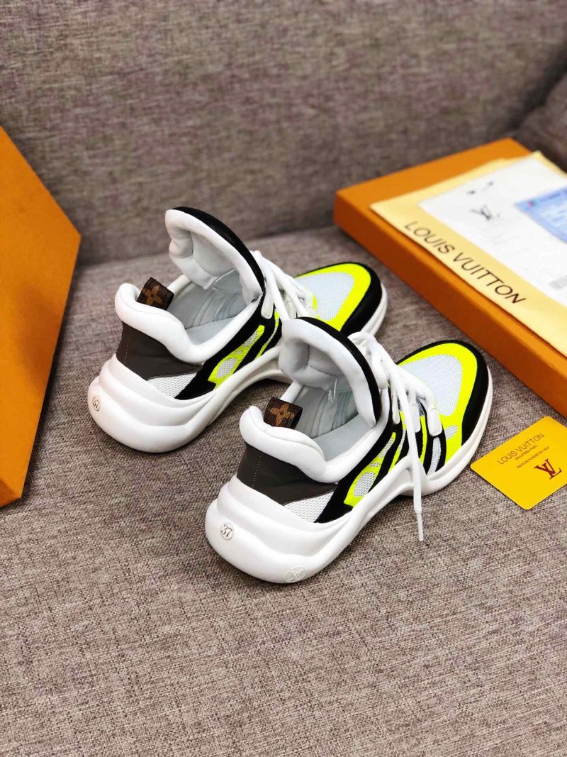 LW - LUV Archlight Black White Yellow Sneaker - Image 4