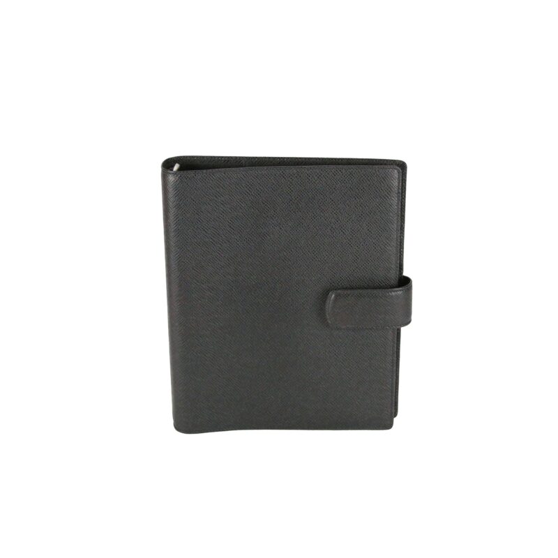 Louis Vuitton Filofax Black Taiga Leather AWE - Image 2