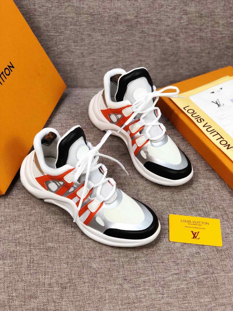LW - LUV Archlight White Black Orange Sneaker - Image 2
