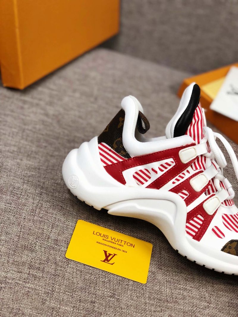 LW - LUV Archlight White Red Brown Sneaker - Image 2