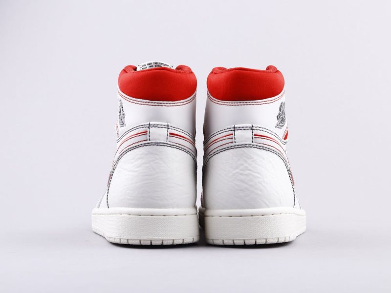 LW - AJ1 white and red manuscript - Image 9