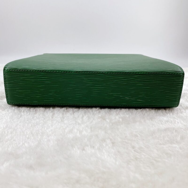 Louis Vuitton Green Leather Marlesherbes Bag AWE - Image 5