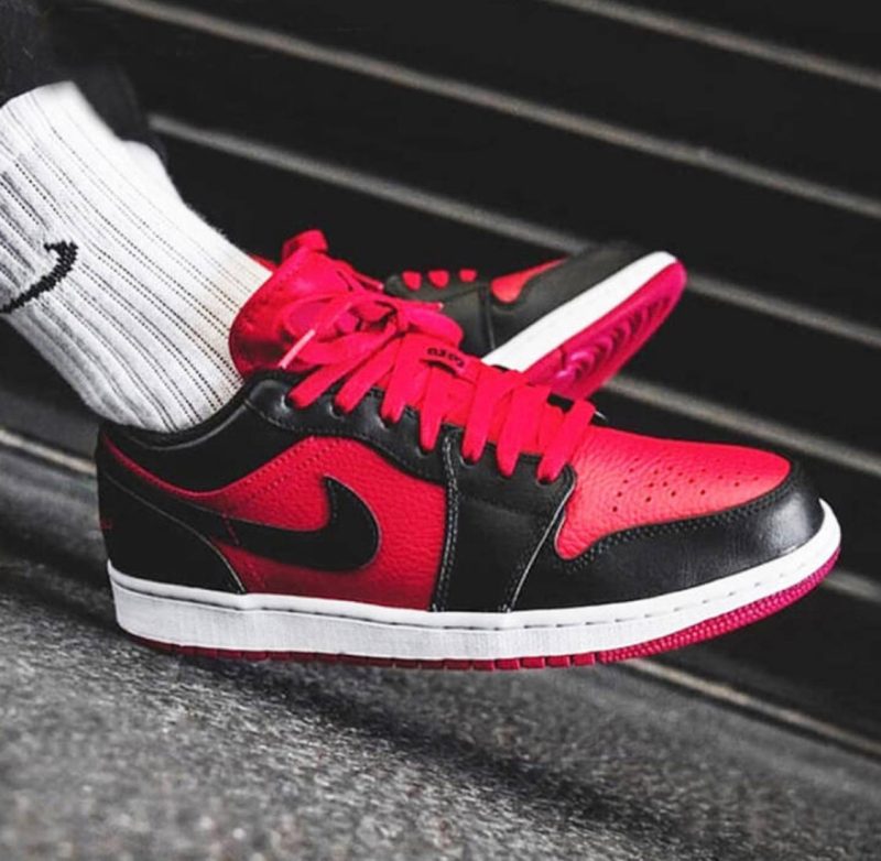 LW - AJ1 new black red - Image 2