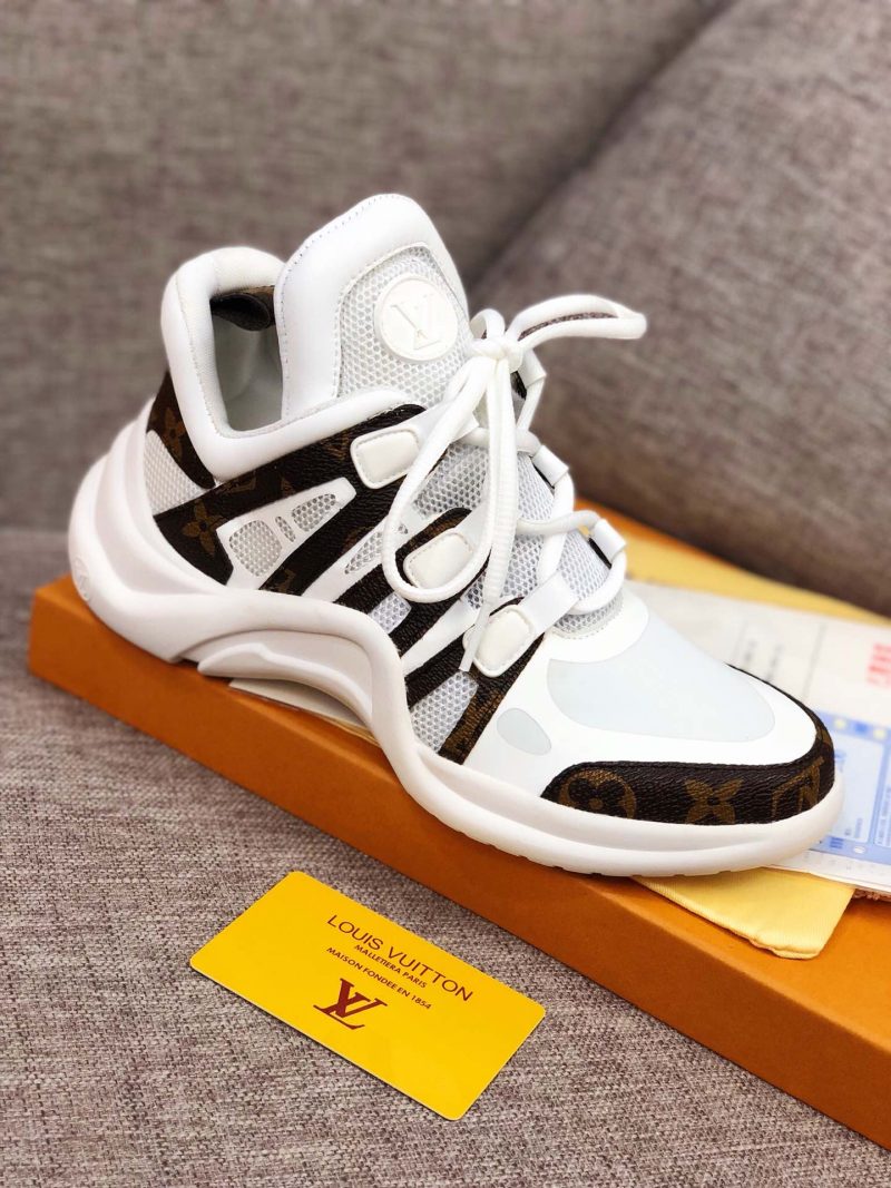 LW - LUV Archlight White Brown Sneaker - Image 2