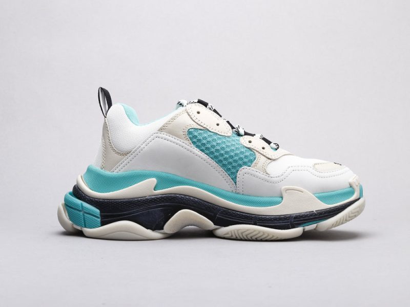 LW - Bla Triple S Tiffany Green Sneaker - Image 3