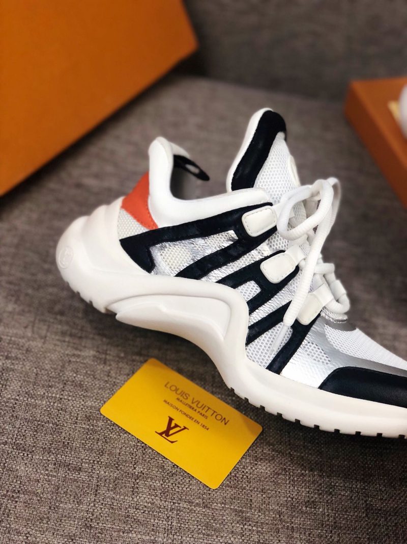 LW - LUV Archlight White Black Orange Sneaker - Image 2