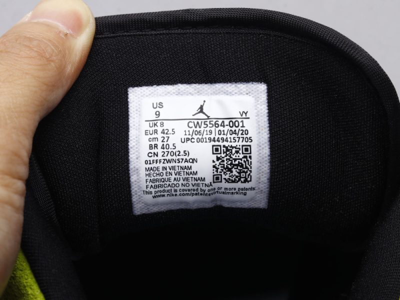 LW - AJ1 yellow splash ink - Image 8
