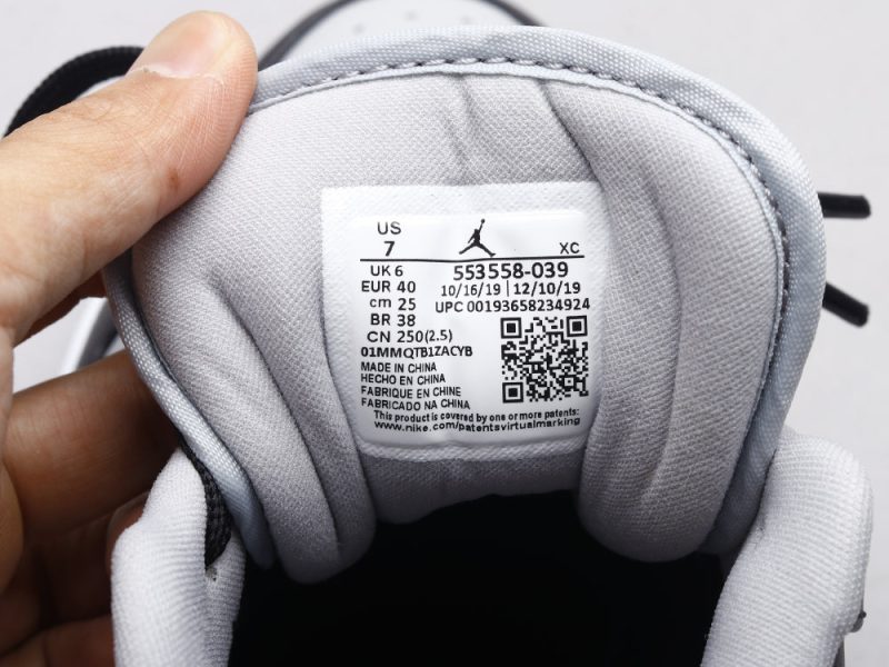 LW - AJ1 black and white gray - Image 7