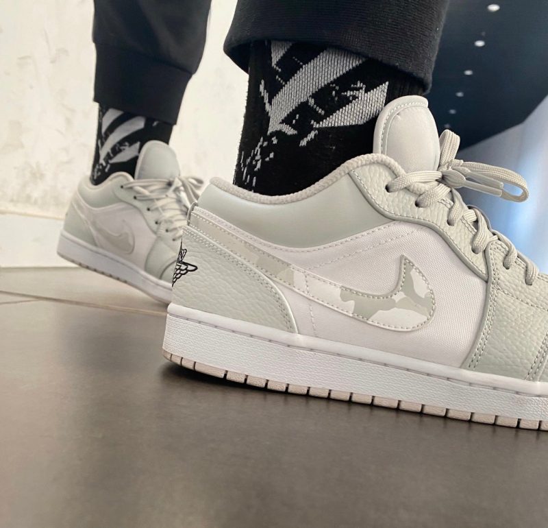LW - AJ1 grey and white caLWuflage - Image 2