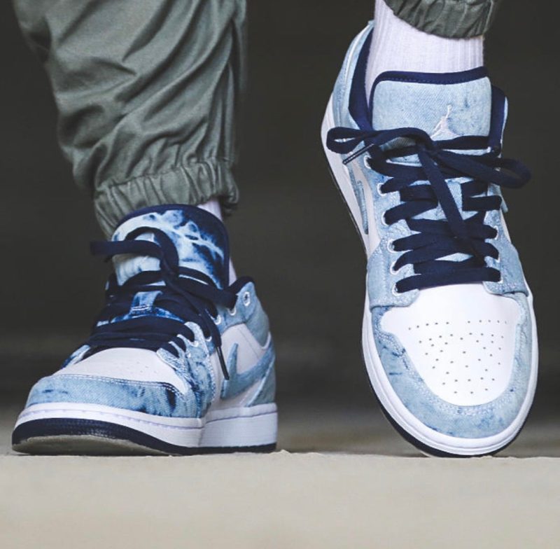 LW - AJ1 washed denim denim - Image 2