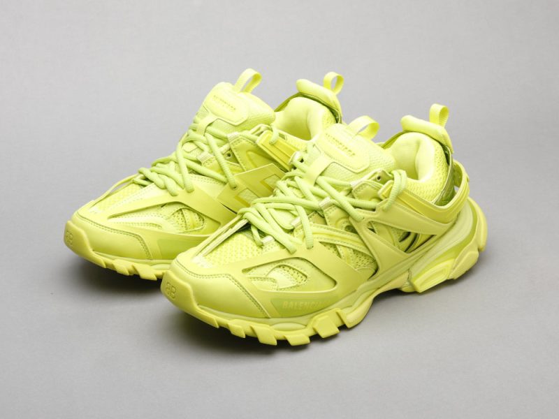 LW - Bla Track FluoresLWnt Yellow Sneaker