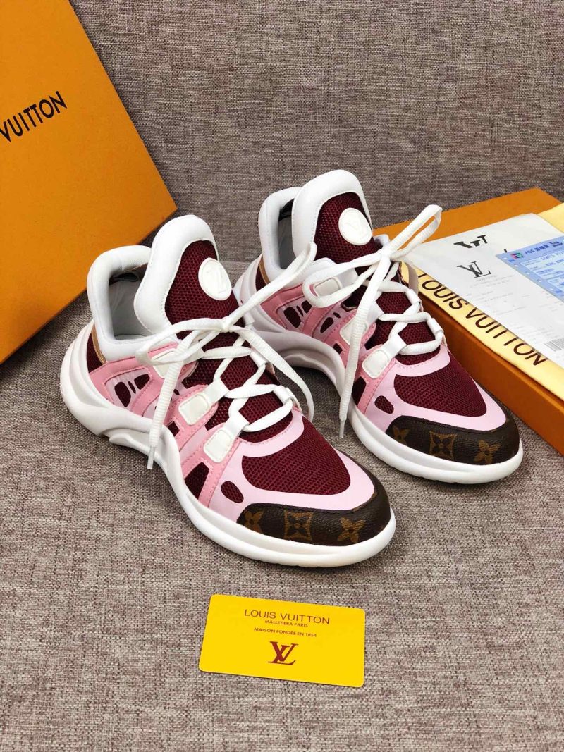 LW - LUV Archlight Pink Brown Sneaker - Image 5