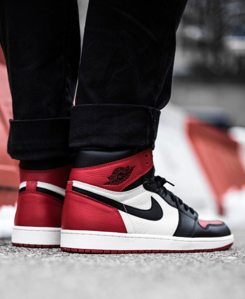 LW - AJ1 black red toe - Image 2