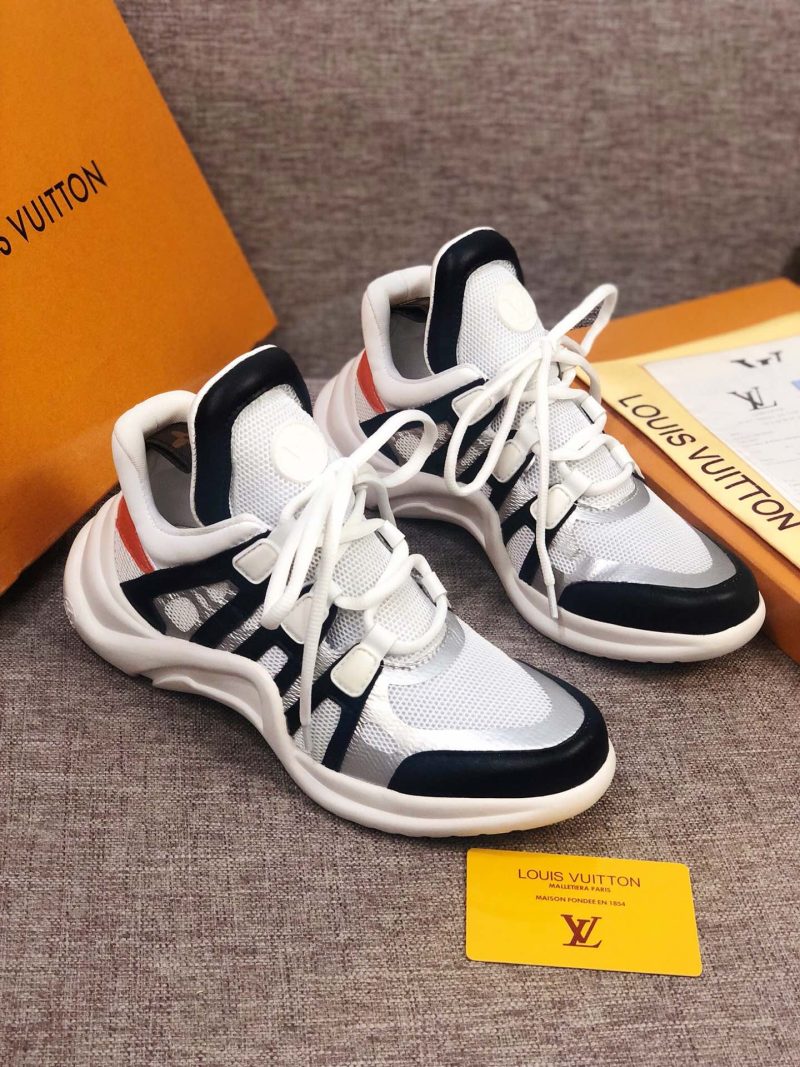 LW - LUV Archlight White Black Orange Sneaker - Image 4