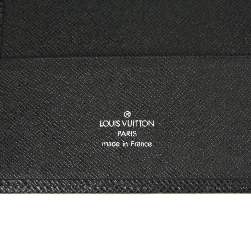 Louis Vuitton Filofax Black Taiga Leather AWE - Image 6