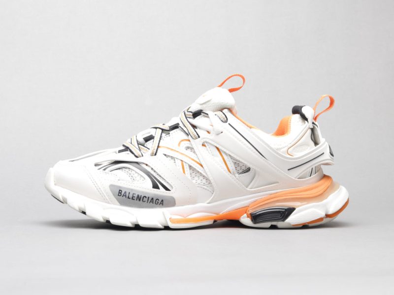 LW - Bla Track Orange White Sneaker - Image 4