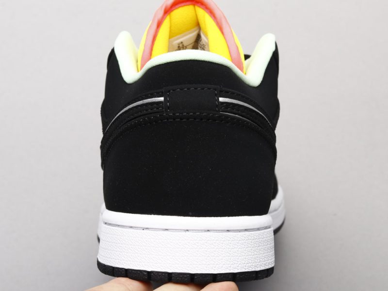 LW - AJ1 Black, blue and yellow stitching - Image 7