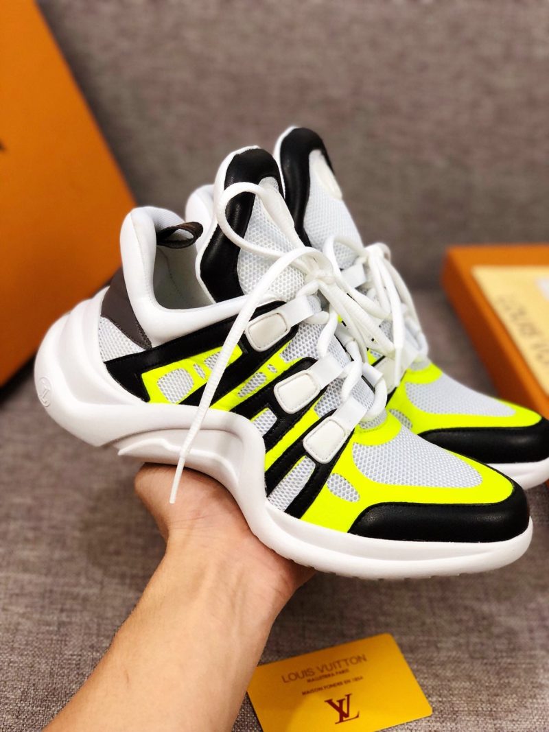 LW - LUV Archlight Black White Yellow Sneaker - Image 3