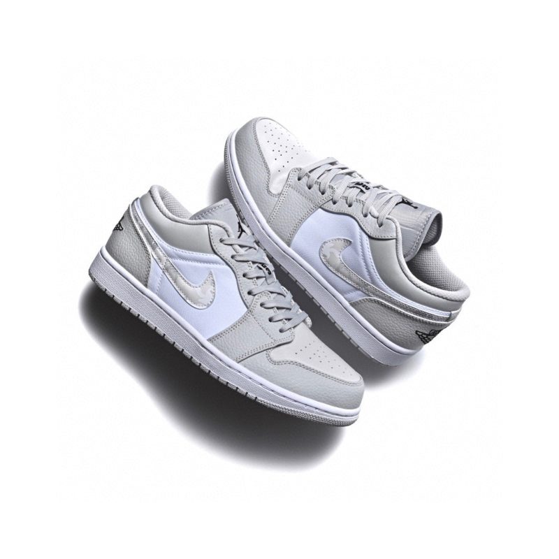 LW - AJ1 low grey and white caLWuflage - Image 5