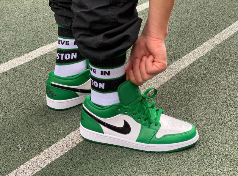 LW - AJ1 celtic white green - Image 2