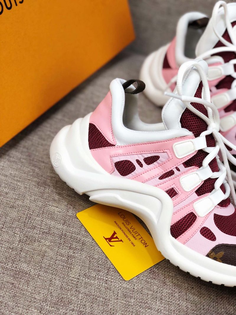 LW - LUV Archlight Pink Brown Sneaker - Image 3