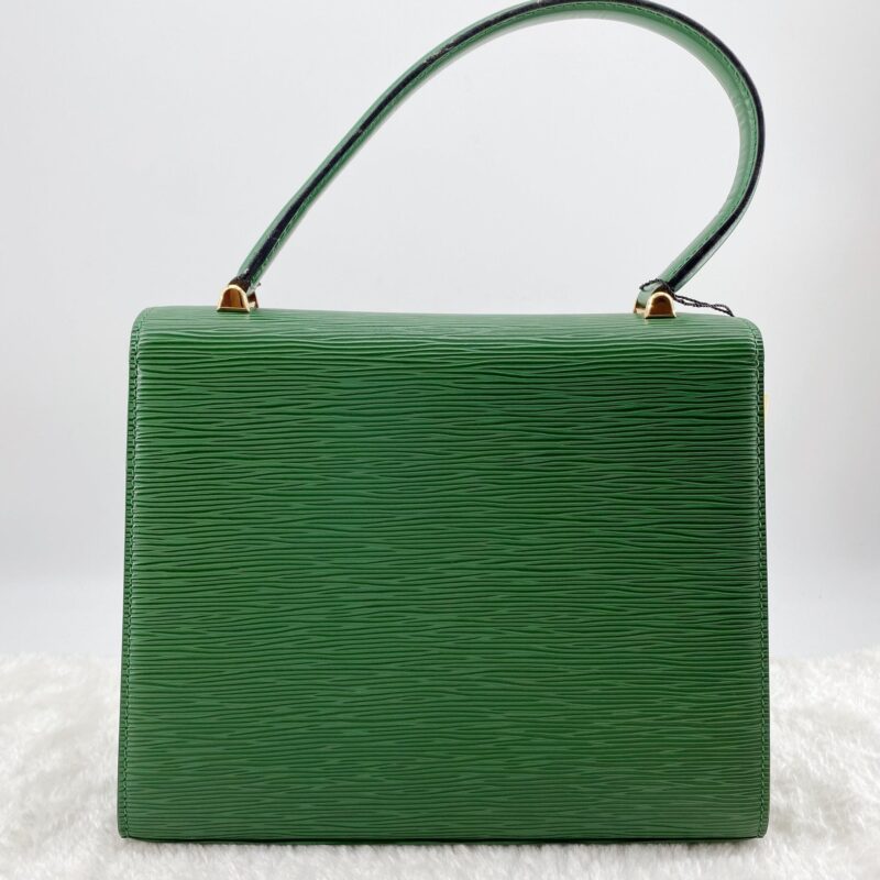 Louis Vuitton Green Leather Marlesherbes Bag AWE - Image 4