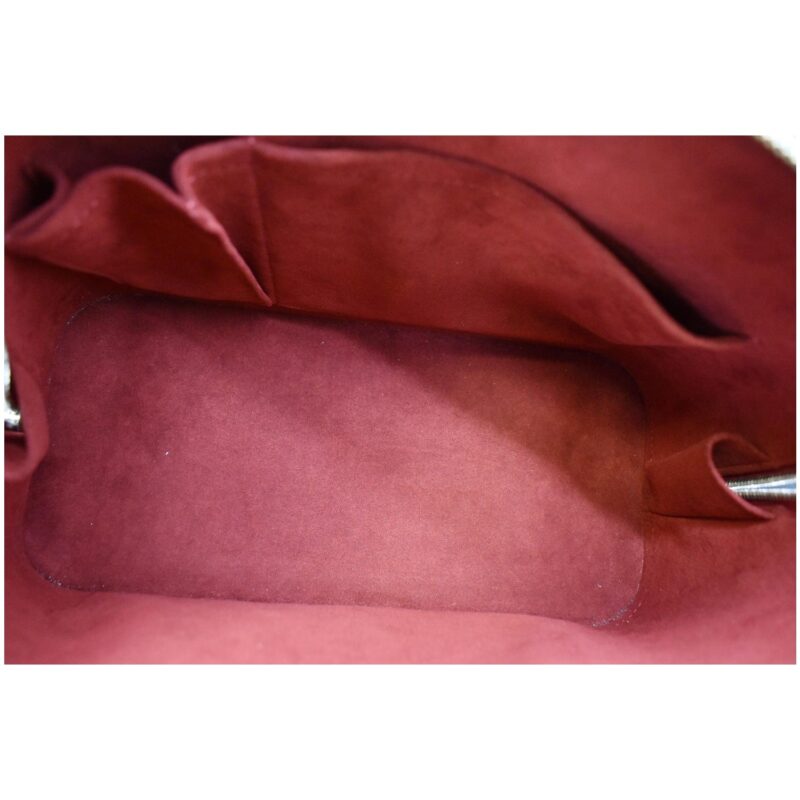 LOUIS VUITTON Alma MM Epi Leather Satchel Bag Red AWE - Image 8