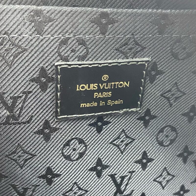 Louis Vuitton Havane brown suede stamped trunk PM Boston speedy AWE - Image 21