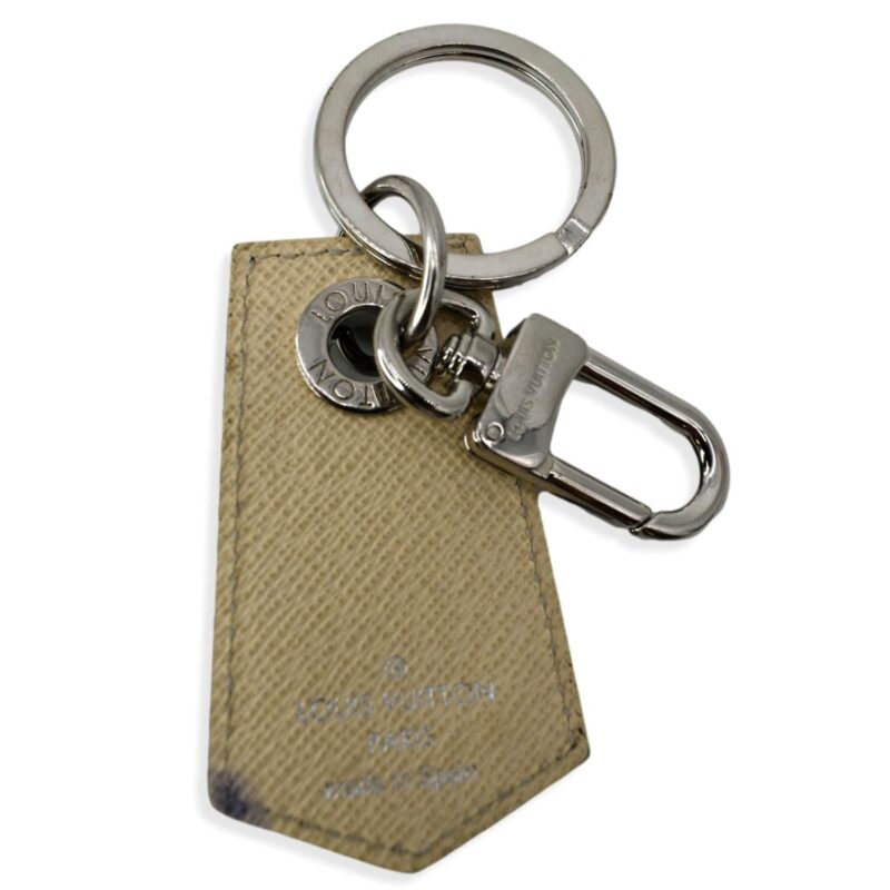 LOUIS VUITTON Alps Key Holder & Bag Charm Black/Silver AWE - Image 2