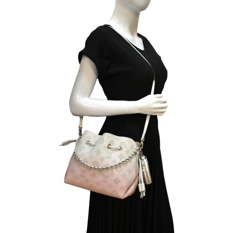 LOUIS VUITTON Bella Mahina Calf Leather Crossbody Bag Lilas AWE