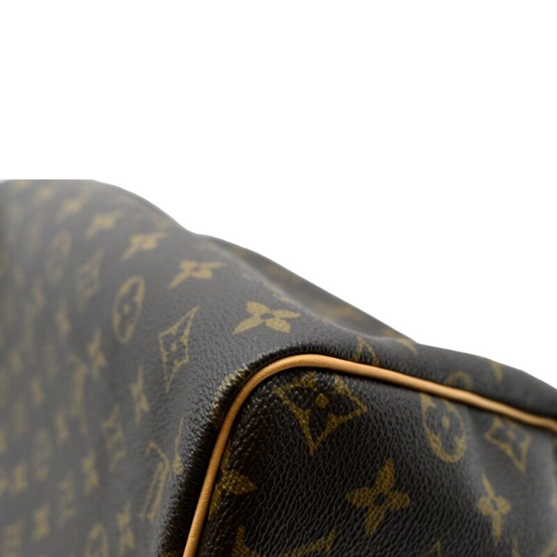 LOUIS VUITTON Speedy 30 Monogram Canvas Satchel Bag Brown AWE - Image 6