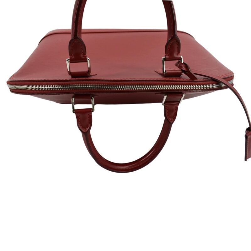 LOUIS VUITTON Alma GM Epi Leather Satchel Crossbody Bag Red AWE - Image 3