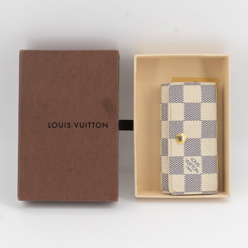 Louis Vuitton Damier Azur key holder AWE