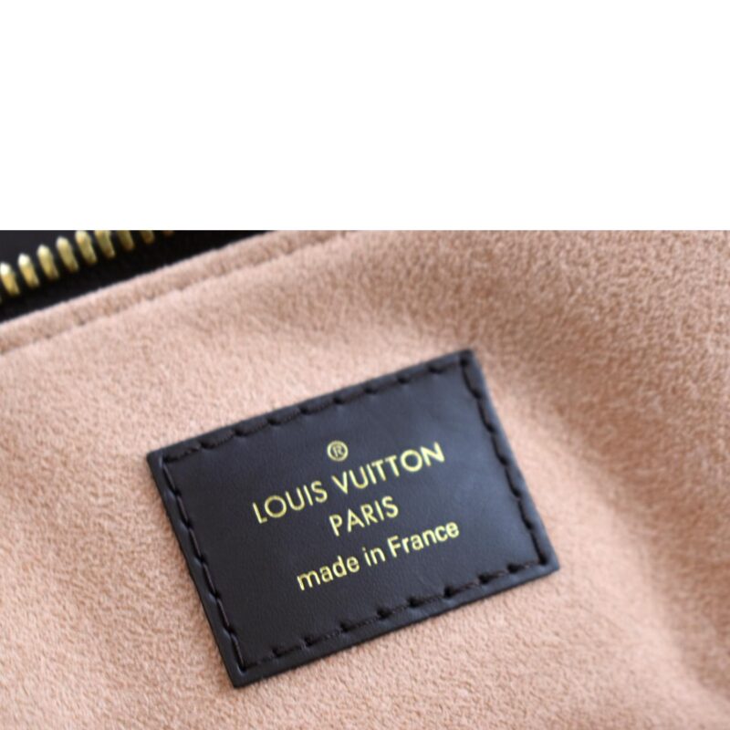 LOUIS VUITTON Kensington Bowling Damier Ebene Satchel Bag Brown AWE - Image 9