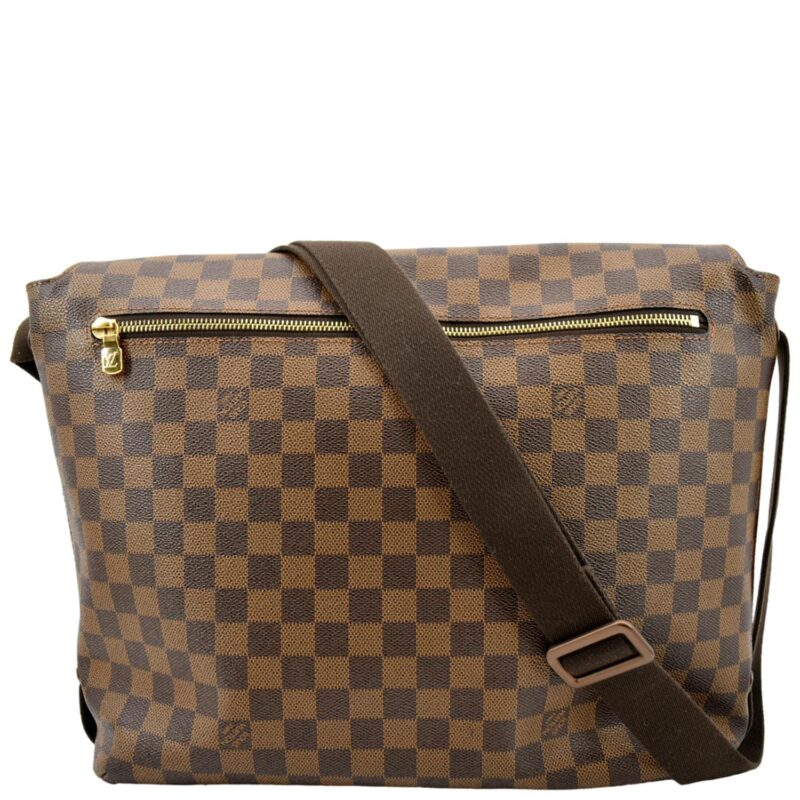 LOUIS VUITTON Brooklyn GM Damier Ebene Shoulder Bag Brown AWE - Image 2