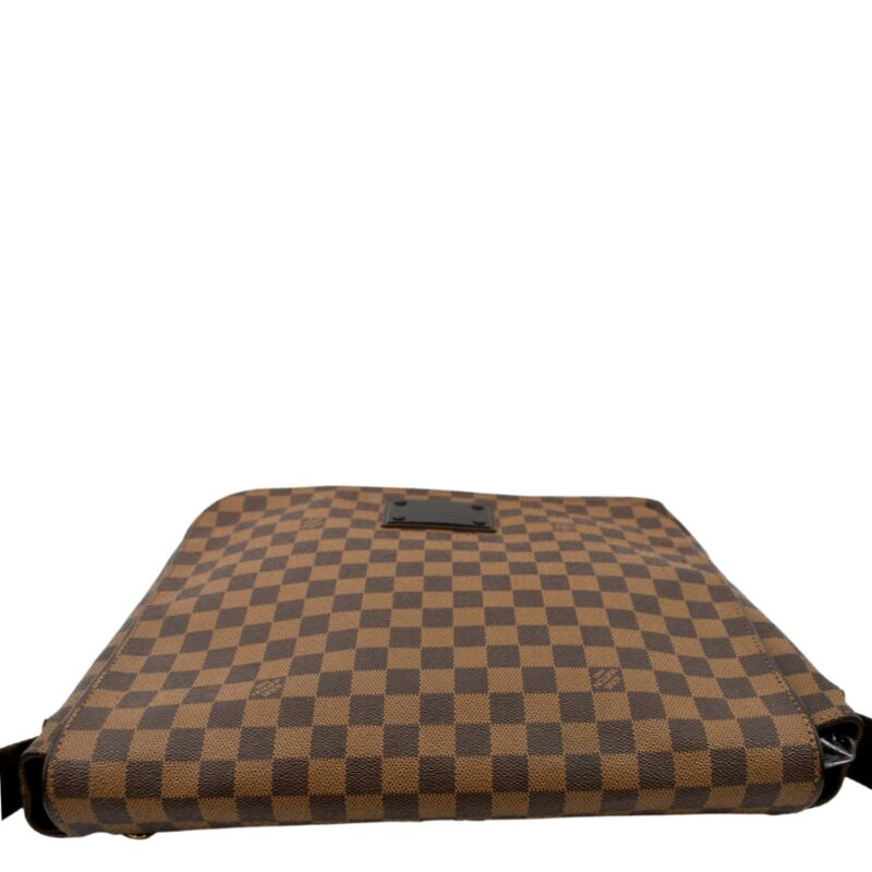 LOUIS VUITTON Brooklyn GM Damier Ebene Shoulder Bag Brown AWE - Image 3
