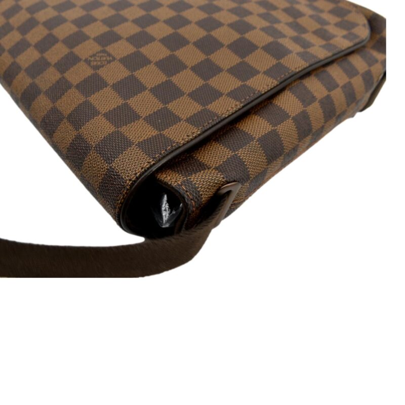LOUIS VUITTON Brooklyn GM Damier Ebene Shoulder Bag Brown AWE - Image 4