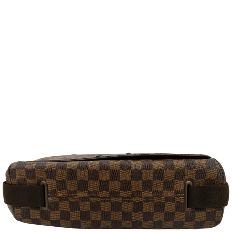 LOUIS VUITTON Brooklyn GM Damier Ebene Shoulder Bag Brown AWE - Image 10