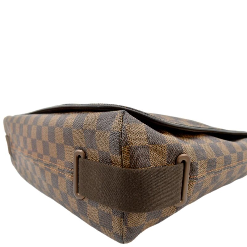 LOUIS VUITTON Brooklyn GM Damier Ebene Shoulder Bag Brown AWE - Image 8