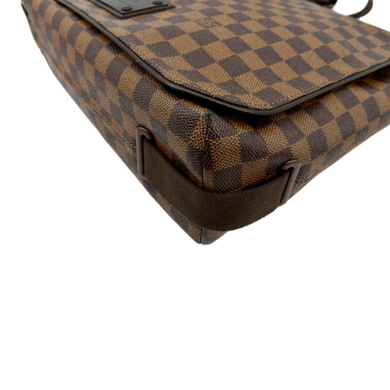 LOUIS VUITTON Brooklyn GM Damier Ebene Shoulder Bag Brown AWE - Image 7