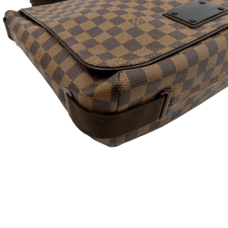 LOUIS VUITTON Brooklyn GM Damier Ebene Shoulder Bag Brown AWE - Image 6